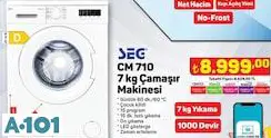 SEG 7 KG ÇAMAŞIR MAKİNESİ SEG 7 KG ÇAMAŞIR MAKİNESİ